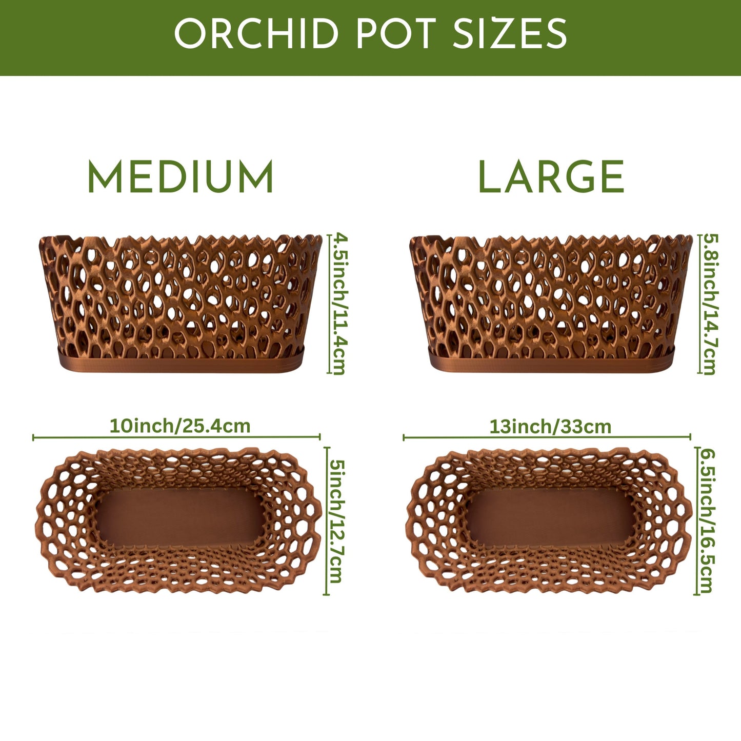 Mesh Trough Orchid Pot