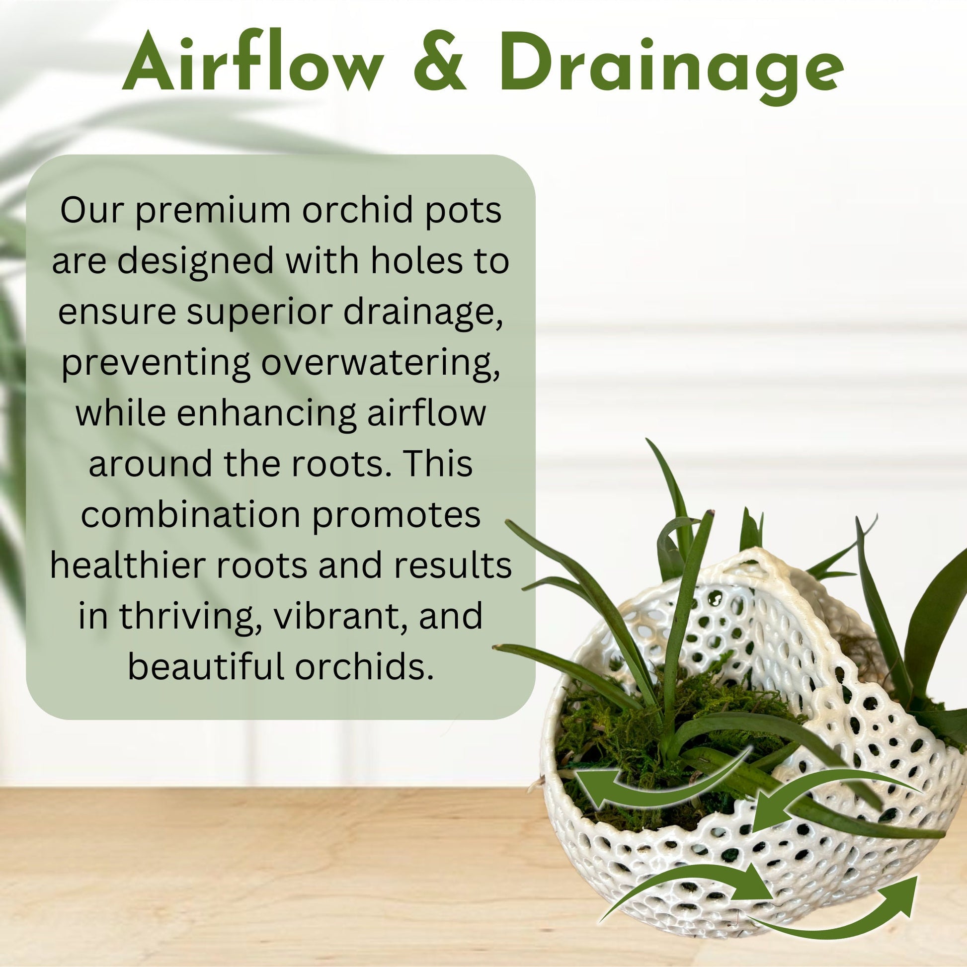 Mesh Triple Orchid Pot